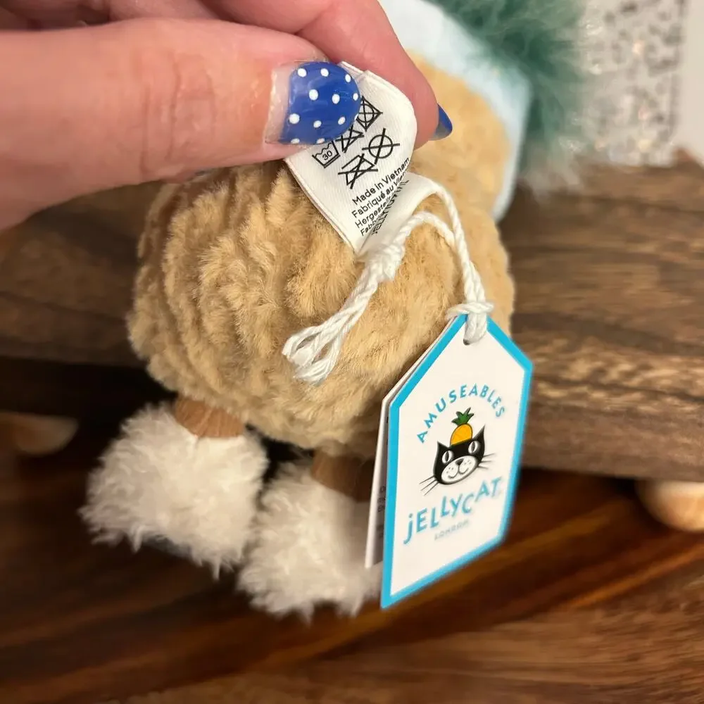 Jellycat Peanut NEW!  FAST SHIP Jellycat Amuseables Peanut Apres Ski Authentic